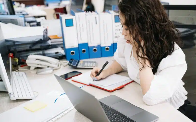 Office Worker with Back Pain