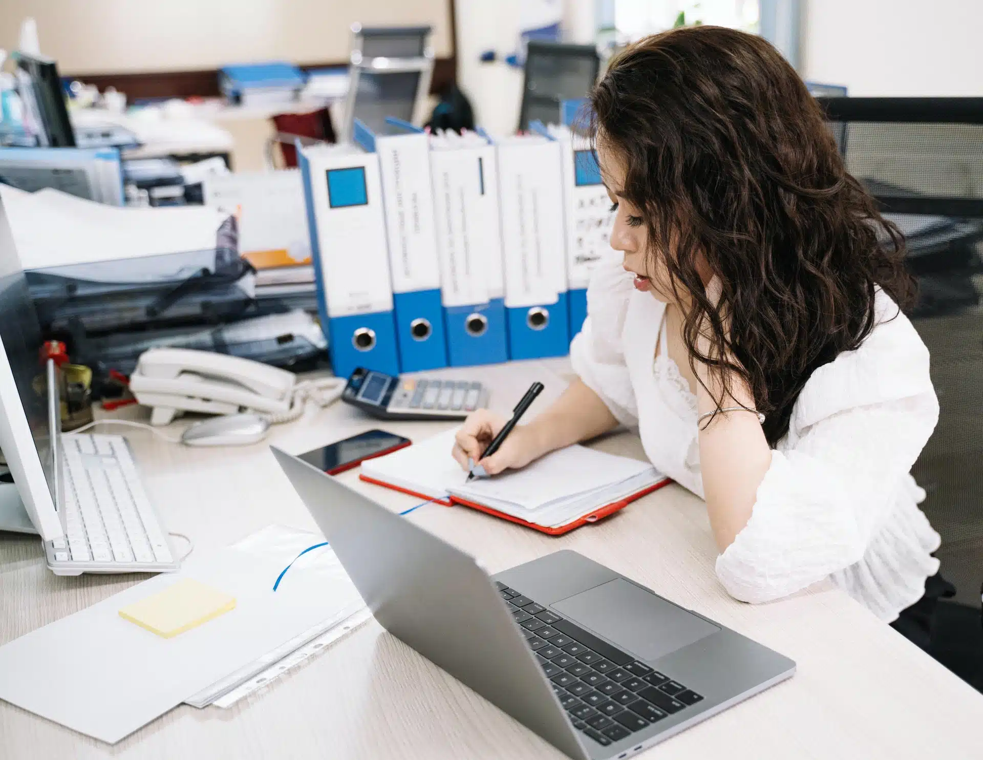 Office Worker with Back Pain