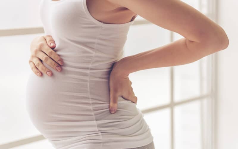Pregnant women with back pain
