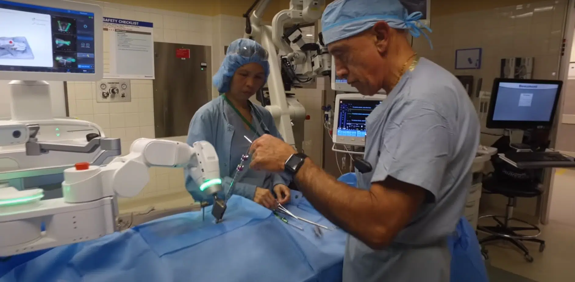 Robotic spine surgery with Mazor X